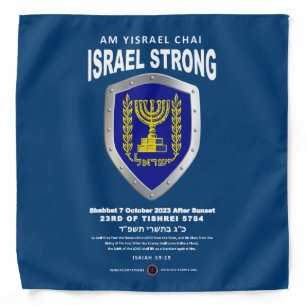 Israel Strong – Am Yisrael Chai Bandana