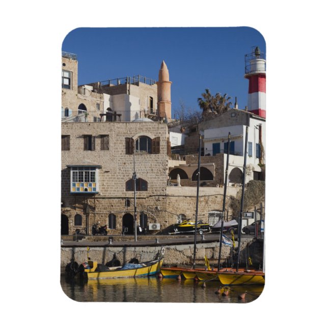 Israel, Tel Aviv, Jaffa, Jaffa Old Port Magnet (Vertical)