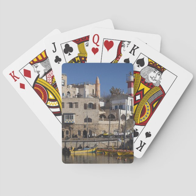Israel, Tel Aviv, Jaffa, Jaffa Old Port Poker Cards (Back)