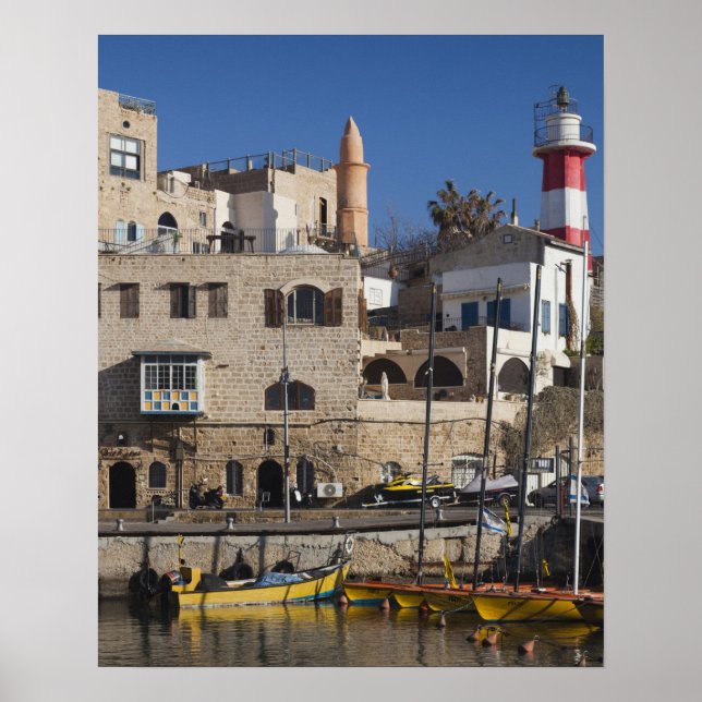 Israel, Tel Aviv, Jaffa, Jaffa Old Port Poster (Front)