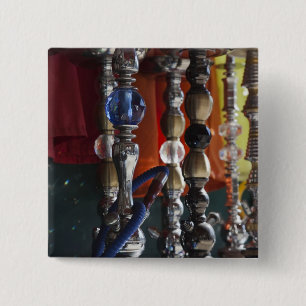 Israel, Tel Aviv, Jaffa, sheesha water pipes Pinback Button
