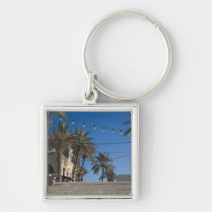 Israel, Tel Aviv, Jaffa, stairs, Old Jaffa Keychain