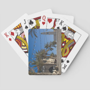 Israel, Tel Aviv, Jaffa, stairs, Old Jaffa Poker Cards