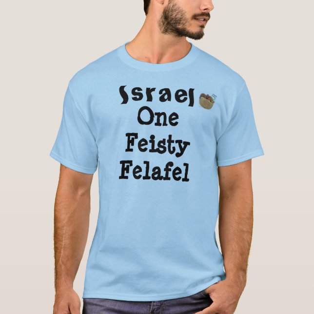 Israel the feisty felafel T-Shirt (Front)