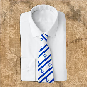 Israel Ties, fashion Israel Flag, business Neck Tie