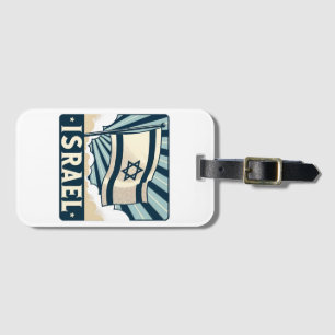 Israel Vintage Travel Poster Luggage Tag