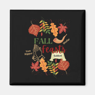 Israel Yisrael Fall Feasts Shofar Sukkot Yom Kippu Magnet