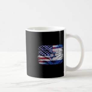 Israeli American Flag Pride Israel Usa For Women M Coffee Mug