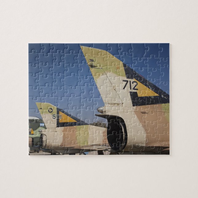 Israeli-built Kfir fighter Jigsaw Puzzle (Horizontal)