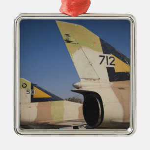 Israeli-built Kfir fighter Metal Ornament