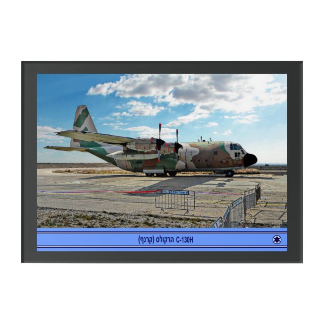 Israeli C-130H Karnaf Acrylic Print (Front)