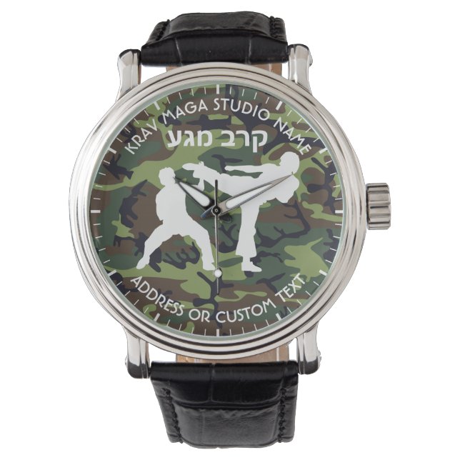 Israeli Combat System Krav Maga Studio Owner Watch (Front)