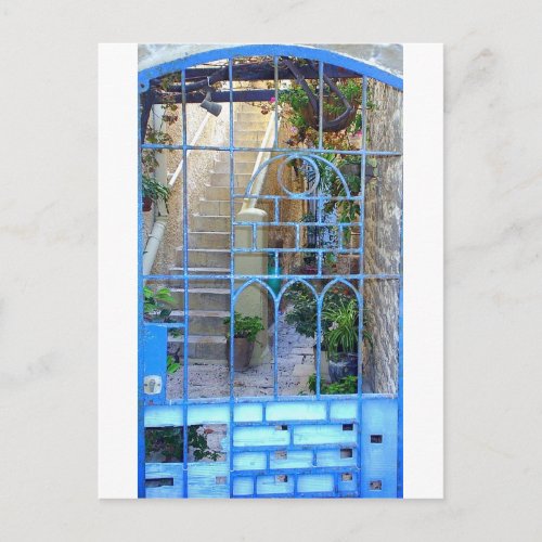 Israeli Door Postcard