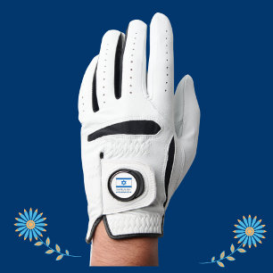 Israeli Flag and Israel Golf Glove