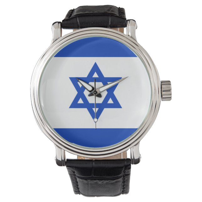 Israeli Flag Design Watch (Front)