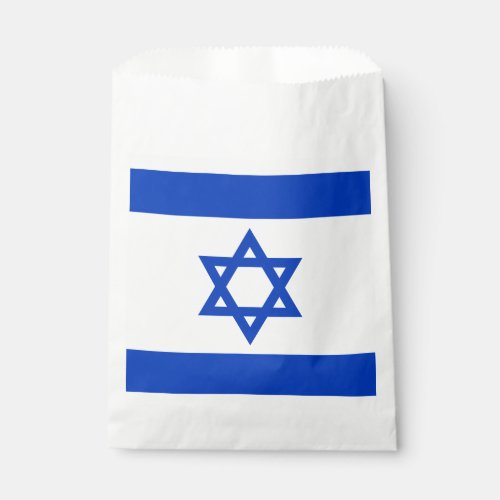 Israeli flag favor bag