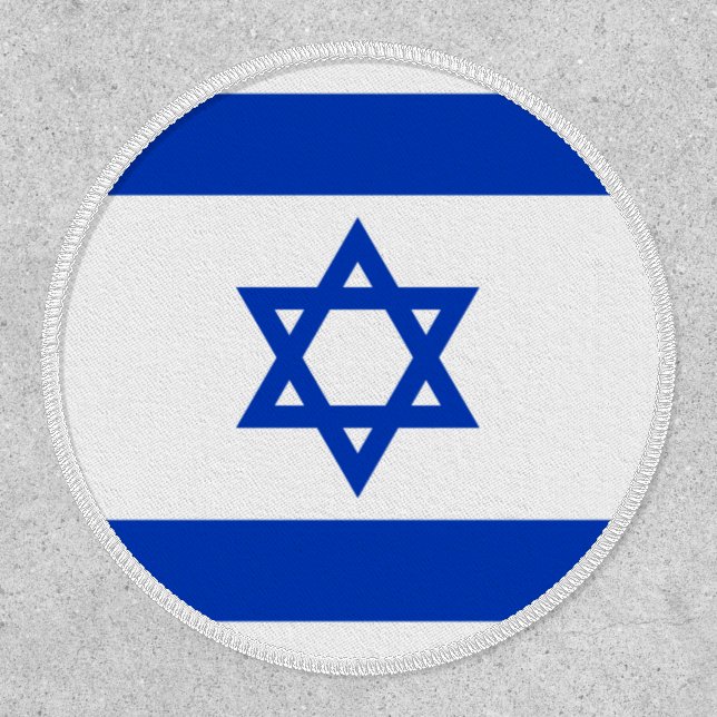 Israeli Flag, Flag of Israel Patch (Front)