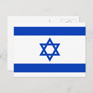 Israeli Flag, Flag of Israel Postcard