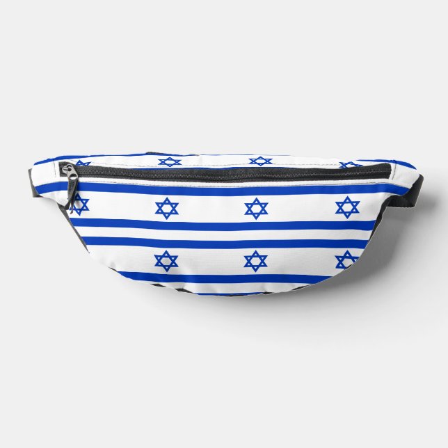 Israeli Flag Friends of Israel Jewish Fanny Pack (Lay Down)
