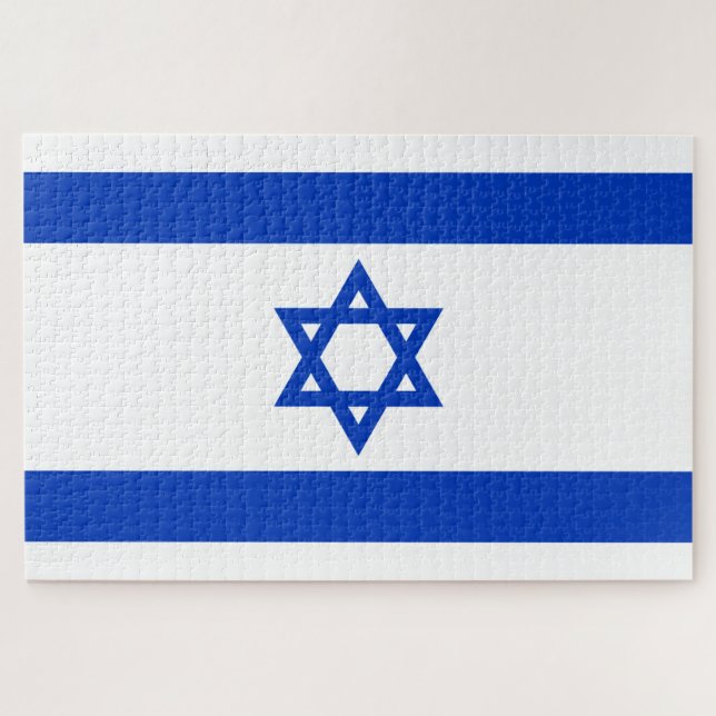 Israeli Flag (Israel) Jigsaw Puzzle (Horizontal)