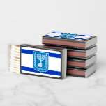Israeli Flag &amp; National Emblem, Flag of Israel Matchboxes