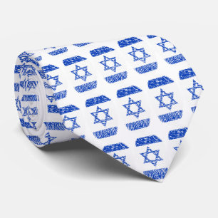 Israeli Flag Neck Tie