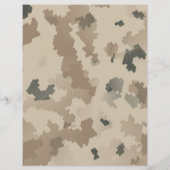 Israeli Flag On Desert Camo (Back)