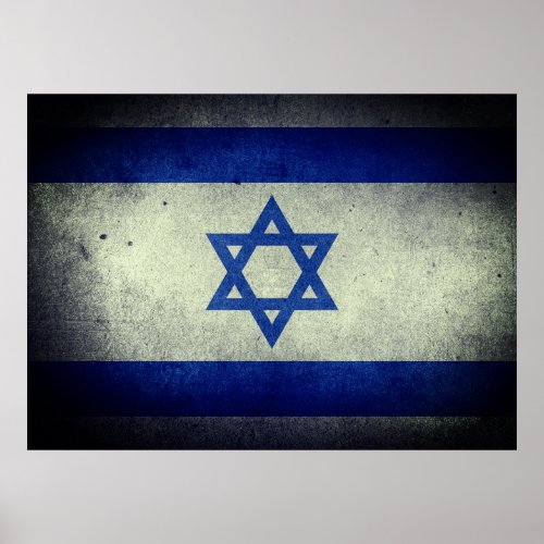 Israeli Flag Poster