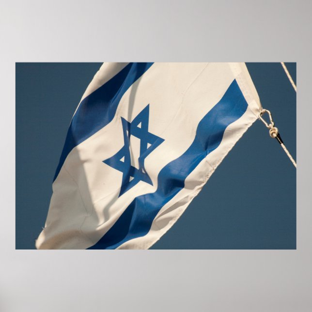 Israeli Flag Poster (Front)