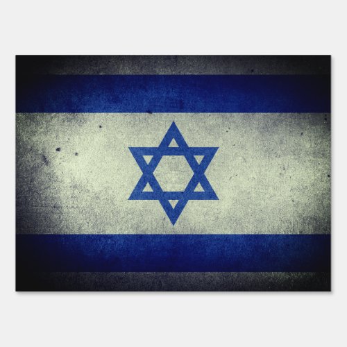 Israeli Flag Sign
