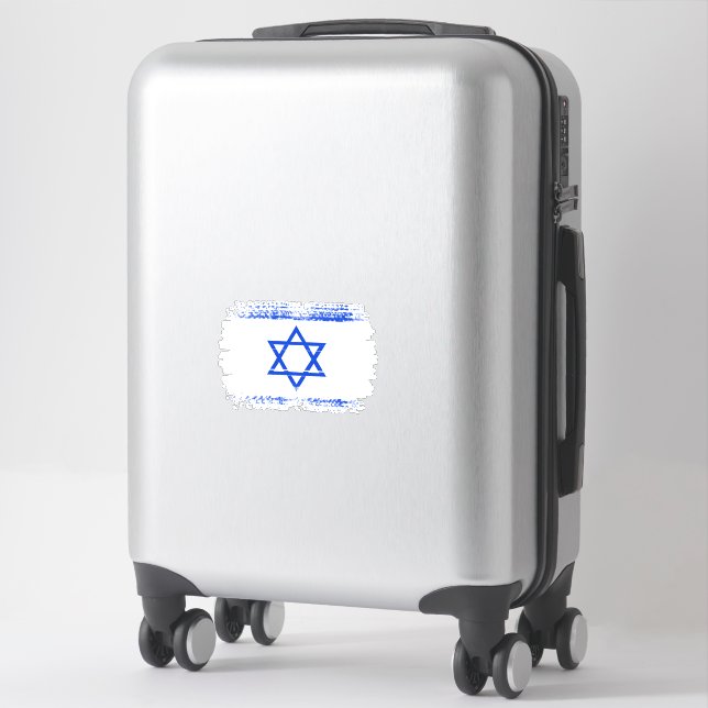 Israeli flag sticker (Suitcase)