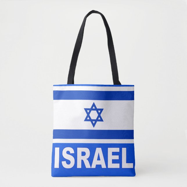 Israeli Flag Tote Bag (Front)