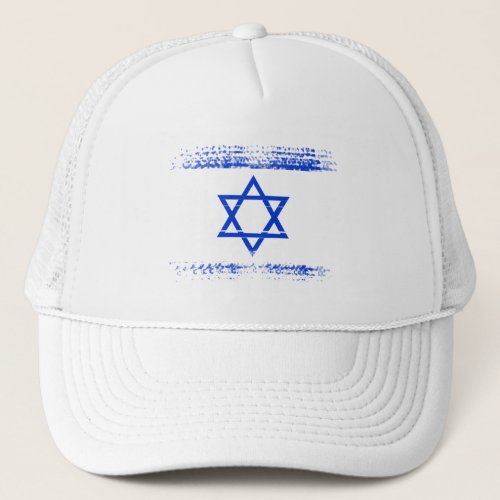 Israeli flag trucker hat