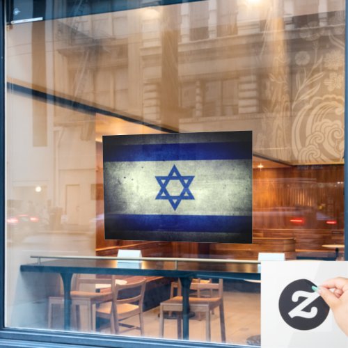 Israeli Flag Window Cling