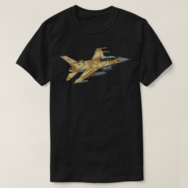 Israeli IAF Fighter jet T-Shirt (Design Front)