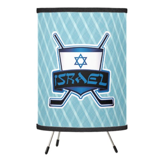 Israeli Ice Hockey Logo Lamp (Left)