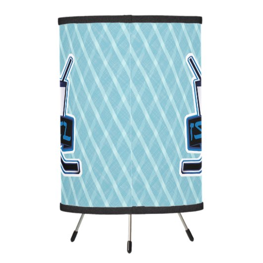 Israeli Ice Hockey Logo Lamp (Back)