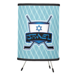 Israeli Ice Hockey Logo Lamp