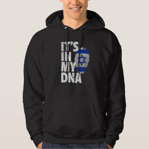 Israeli Israel Flag It's In My Dna Christmas Coun Hoodie