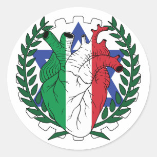 Israeli Israel Saint Josephs Day italian Italy Classic Round Sticker