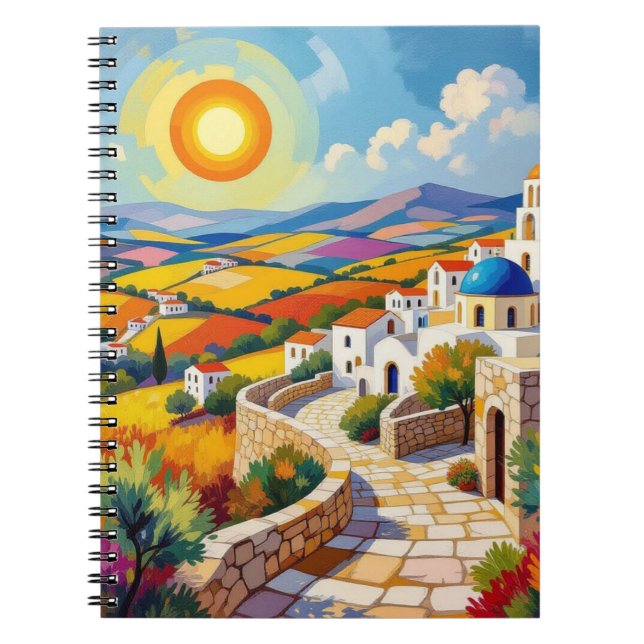 Israeli Landscape Notebook – Colorful & Inspiring  (Front)