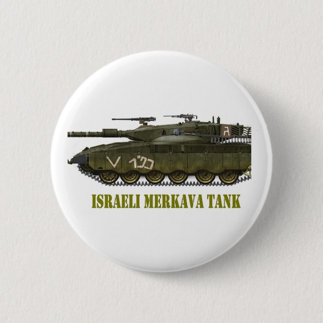 ISRAELI MERKAVA TANK BUTTON (Front)