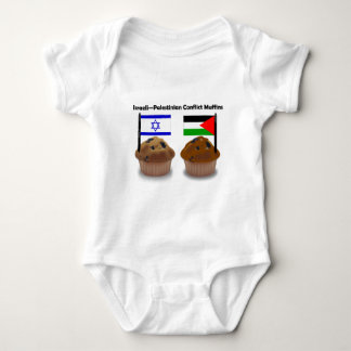 Israeli-Palestinian Conflict Muffins Baby Bodysuit