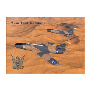 Israeli Super Mystères Over The Desert Acrylic Print