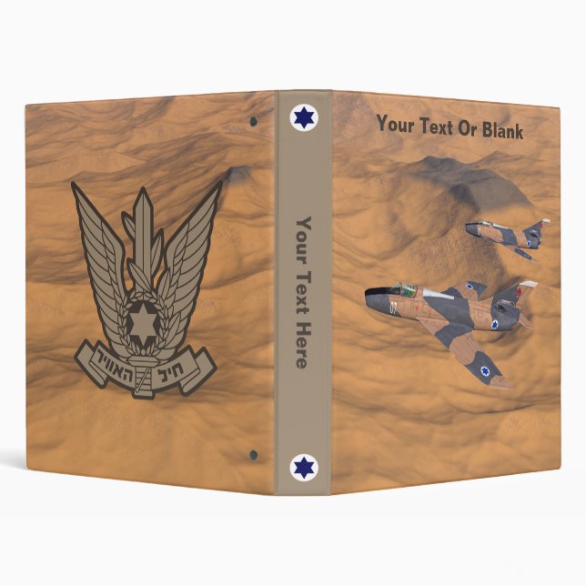 Israeli Super Mystères Over The Desert Binder (Background)