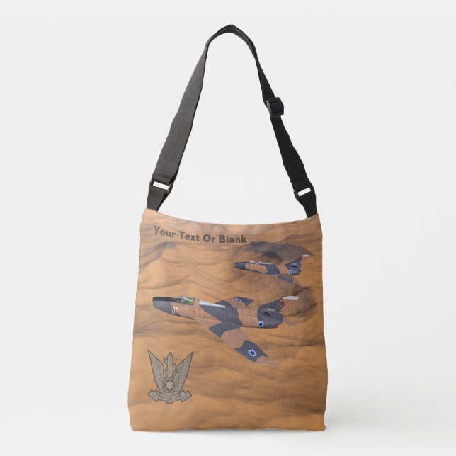 Israeli Super Mystères Over The Desert Crossbody Bag (Front)