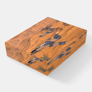 Israeli Super Mystères Over The Desert Paperweight