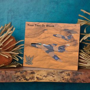 Israeli Super Mystères Over The Desert Plaque