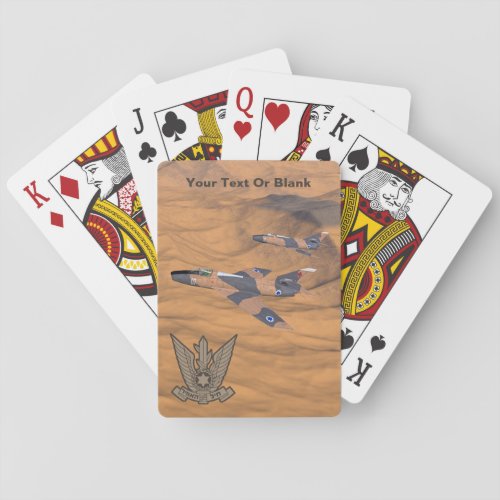 Israeli Super Mystres Over The Desert Playing Cards