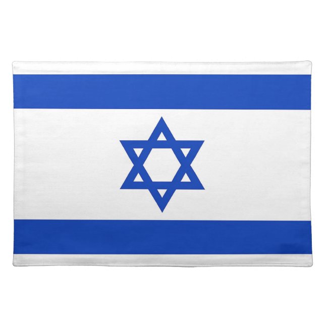 Israelian Flag on MoJo Placemat (Front)